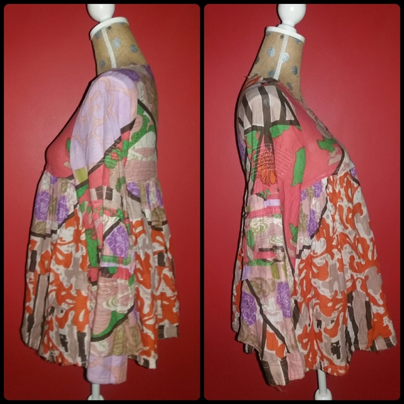 Like New Unique Anthropologie Top - Picture 2 of 9